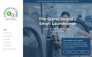 Coastal Laundry of Myrtle Beach website