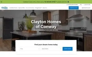 Clayton Homes of Conway website