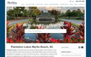 Plantation Lakes website