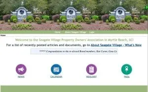 Seagate Village Sales Office website