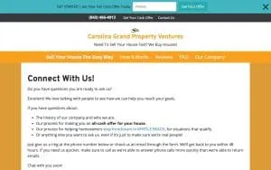 Carolina Grand Property Ventures website