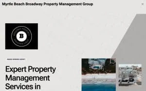 Broadway Property Management Group 1551 21st Ave N. Myrtle Beach, SC 29577 website