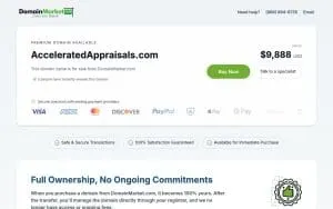 Accelerated Appraisals website