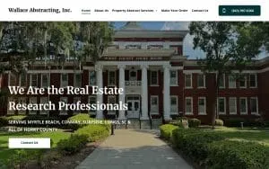 Wallace Abstracting, Inc website