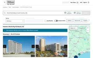 Hilton Inn North Myrtle Beach Sc