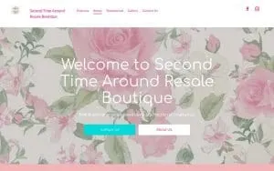 Second Time Around Resale Boutique website