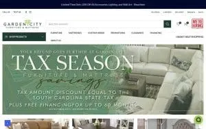 Garden City Furniture Co website