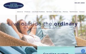 Custom Outdoor Furniture & Restrapping