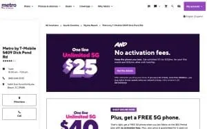 Metro by T-Mobile of Myrtle Beach website