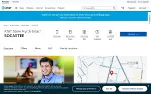 AT&T Store of Myrtle Beach website