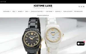 Icetime Luxe website