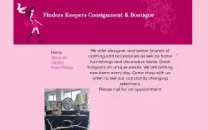 Finders Keepers of Myrtle Beach website