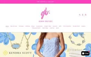 Gemini Boutique website