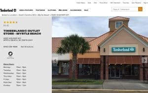 Timberland Outlet - Myrtle Beach Sc
