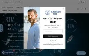 Retail Therapy Men's - Pawleys Island website