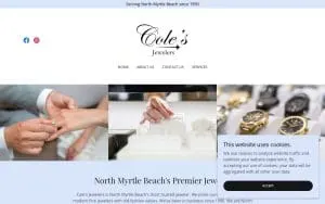 Cole's Jewelers of North Myrtle Beach website