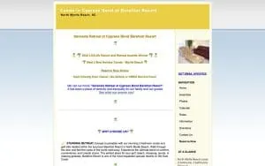 Cypress Bend at Barefoot Resort website