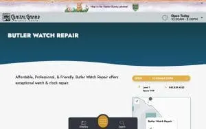 Butler Watch Repair website