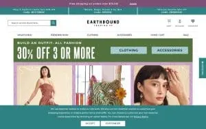 Earthbound Trading Co. of Myrtle Beach website