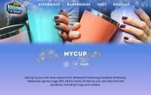 MyCup website