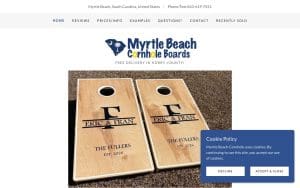 Myrtle Beach Cornhole Boards