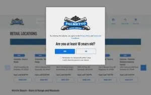 Palmetto State Armory - Myrtle Beach website