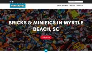 Bricks & Minifigs Myrtle Beach website