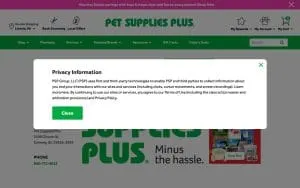 Pet Supplies Plus of Conway website