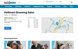 PetSmart Grooming of Myrtle Beach website