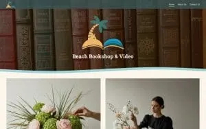 Beach Bookshop & Video website