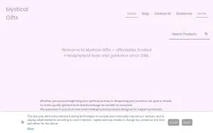 Mystical Gifts website