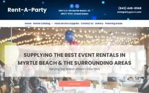 Rent-A-Party website