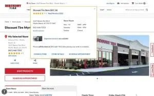Discount Tire of Myrtle Beach website