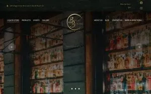 Burnt Barrel Wine & Spirits website
