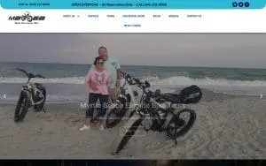 Myrtle Beach Electric Bikes website