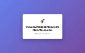 Myrtle Beach Bicycle Rentals n tours website