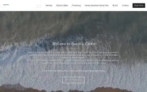 Beachn Electric Bike Sales and Rentals website