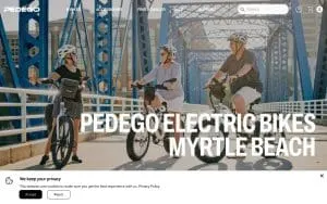 Pedego Electric Bikes Myrtle Beach website