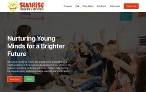 Sunrise Childcare & Preschool , LLC website