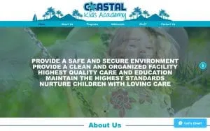 Coastal Kids Academy of SC website