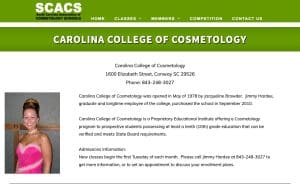 Carolina College-Cosmetology