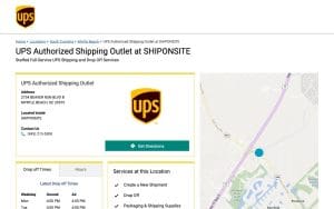 UPS Authorized Shipping Outlet