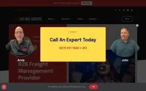 Last Mile Logistics powered by SUNTECKtts website