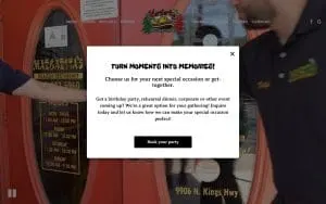 Margaritas Mexican Restaurant website