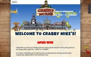 Crabby Mike's website