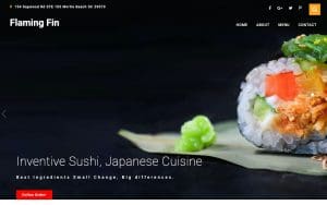 flaming fin Asian cuisine and sushi bar