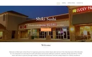 Shiki Sushi website