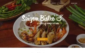 Saigon Bistro website