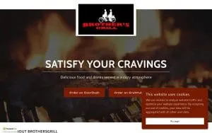 Brother's Grill website