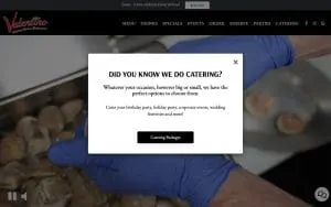 The Original Valentino Italian Restaurant website